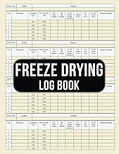 Freeze Drying Log Book: More than 500 food batch schedules | 150 pages to record purchases, machine maintenance, expenses and more