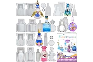 Mini Bottle UV Resin Silicone Mold Set