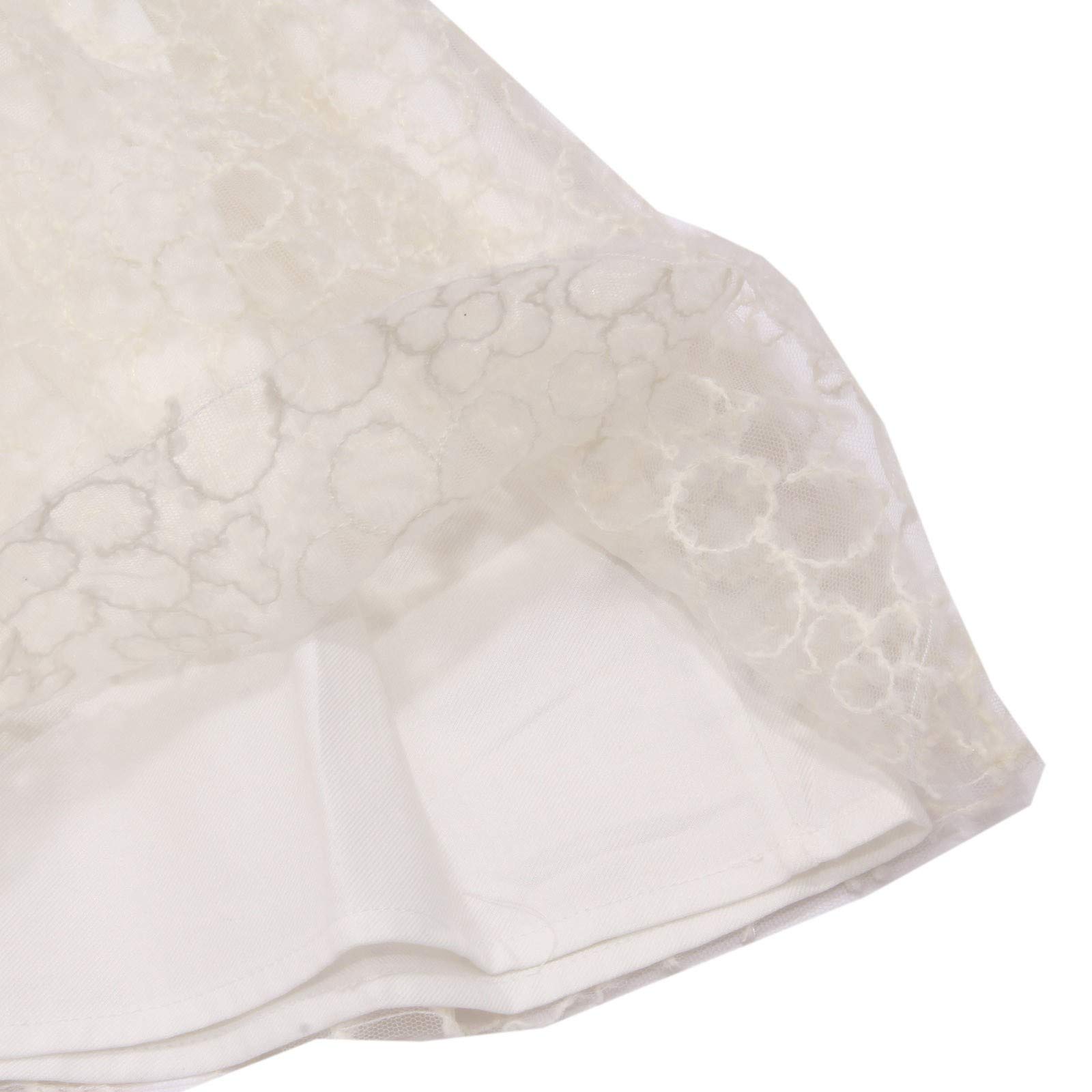 7870AD abito bimba girl IL GUFO off white tulle dress kids