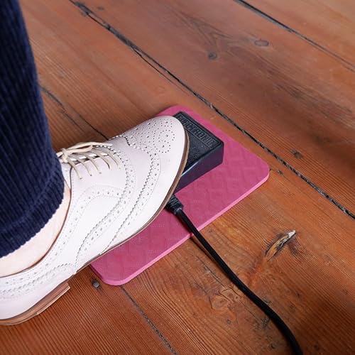 Miniatura 7 de Madam Sew Alfombrilla para pedal de máquina de coser, goma antideslizante que mantiene el pedal en su lugar, accesorio de costura, 7 x 10 pulgadas