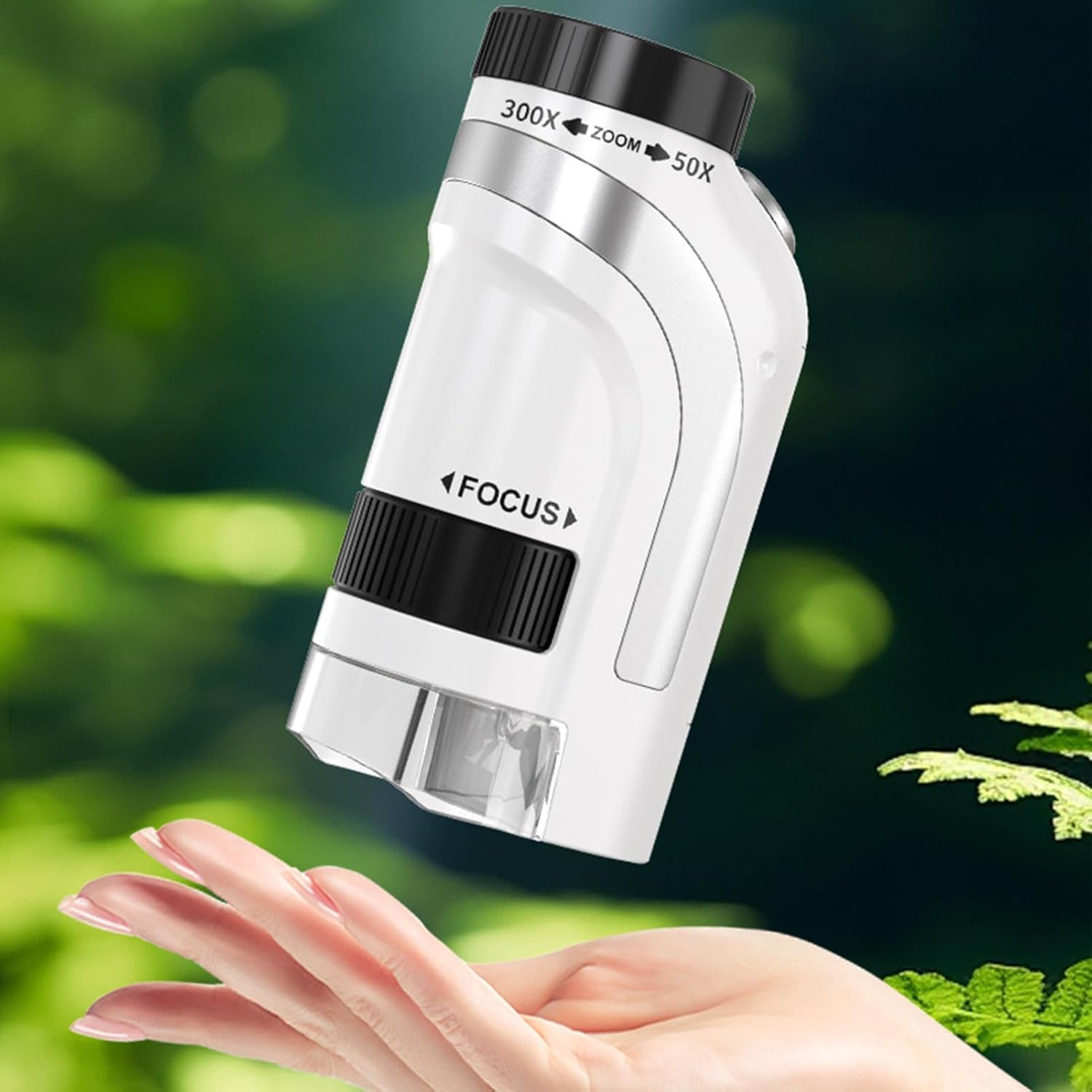 Genérico Portable Microscope - Portable 50x-300x, Pocket Digital Microscope, for Children and Boys Classroom and Outdoor Use Gift for Christmas New Year and Birthday