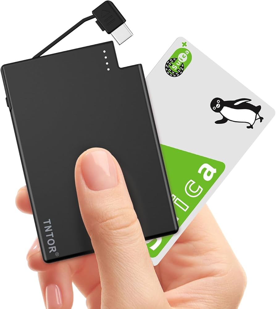 Amazon | TNTOR モバイルバッテリー 軽量 小型 iPhone 17/16/15Proに