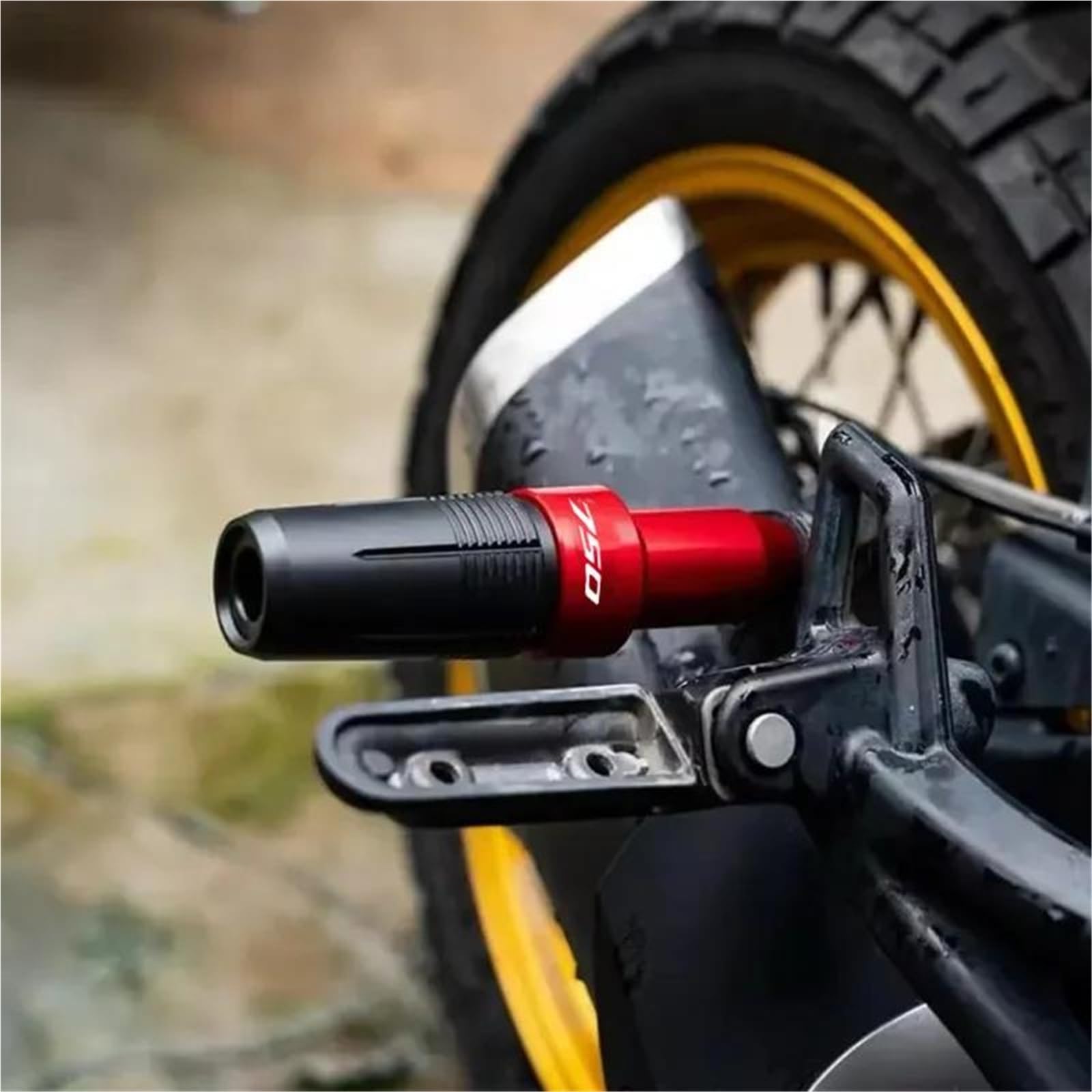 Tamponi Paratelaio Per Moto Per CB750 Hornet 750 CB 2025 Moto Scarico Paratelaio Ruota Forcella Slider Asse Crash Caduta Protezione(Front-Red)
