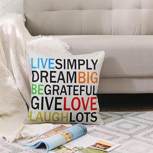 Miniatura 3 de Vakado - Funda decorativa para cojín de exteriores, diseño de flamencos, hojas tropicales y una frase, hecha de lino, de 18 x 18 pulgadas, para