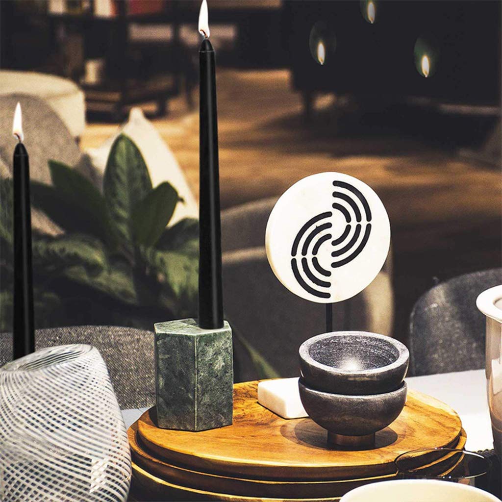 MEILVMEIJI - Confezione da 14 candele coniche non profumate, candele affusolate a lunga durata, perfette per la decorazione di interni della casa, candele senza fumo