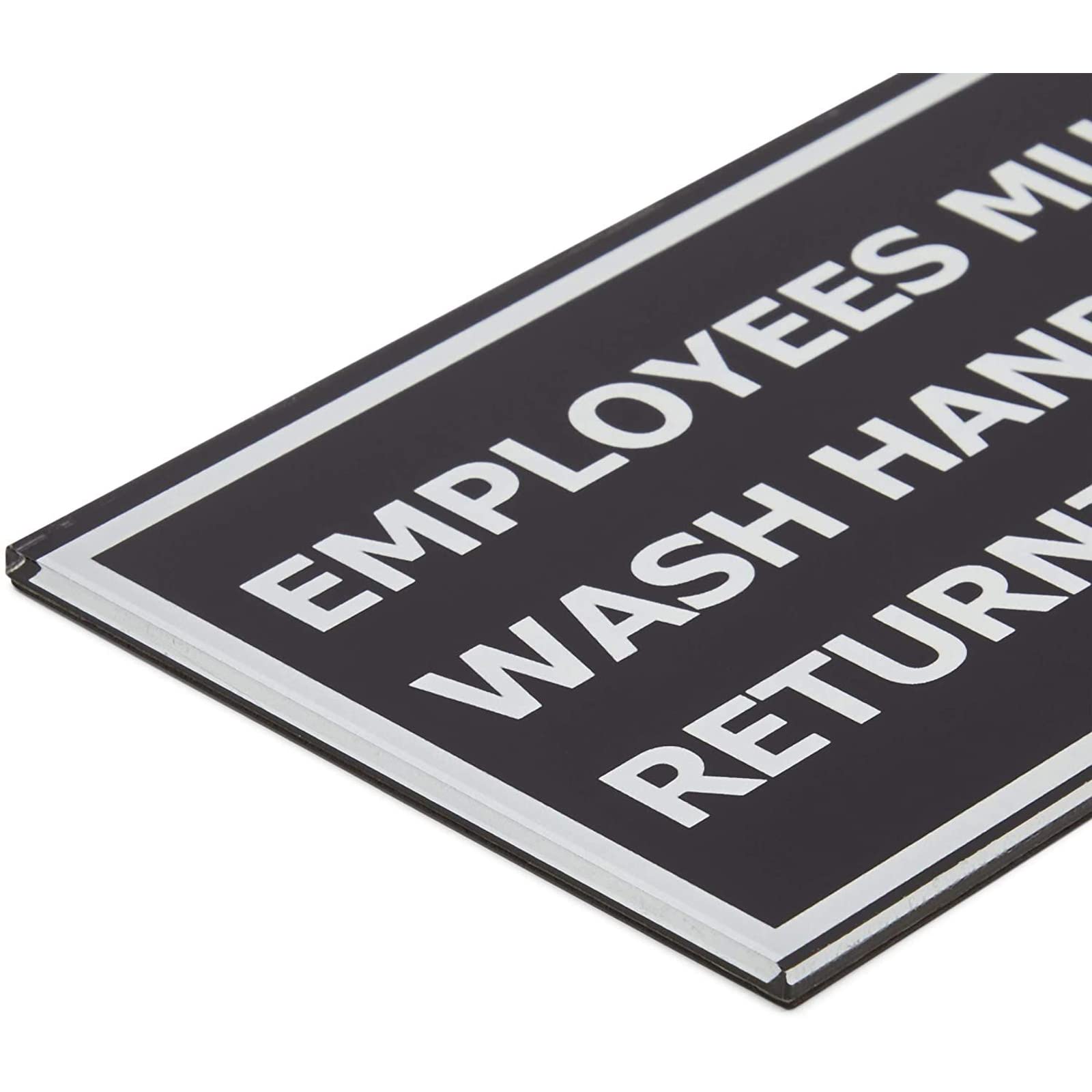 Snapklik.com : Stockroom Plus 3 Pack Magnetic Bathroom Sign, Employees ...