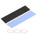 MECCANIXITY Copper Heatsink Coated Graphene 70x20x1.5mm with Thermal Pad and Rubber Ring for M.2 SSD PC, Laptop Cooler 1 Set gallery image