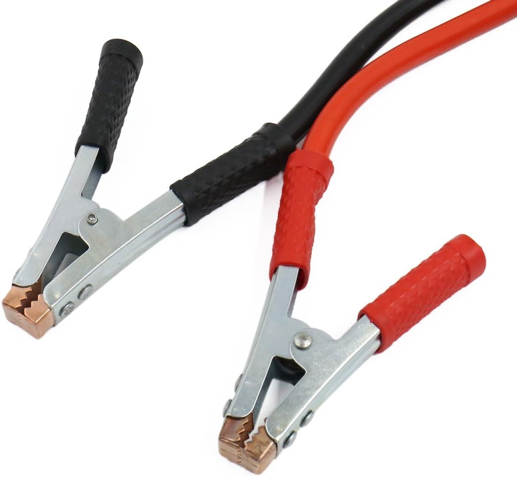 Car Truck 4 Alligator Clamps Battery Booster Jumper Charging Cable 1000AMP 2pcs