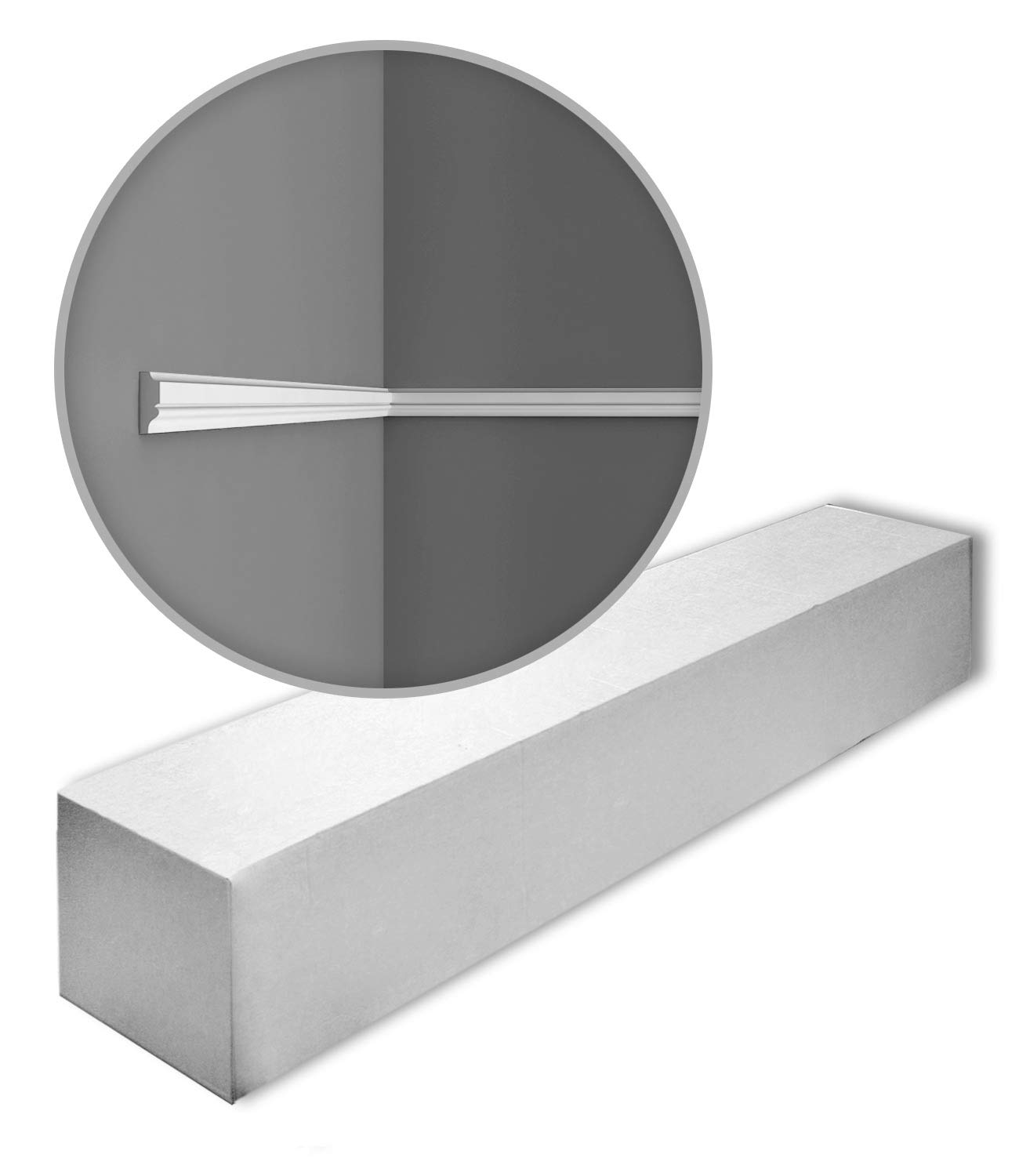 Moulure PX116 Orac pour créer des soubassements élégants dans votre salon