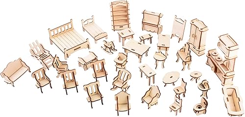 IFIYOOY Rompecabezas de madera 3D para adultos y niños kits de construcción de madera juguetes STEM para manualidades para niñas y niños