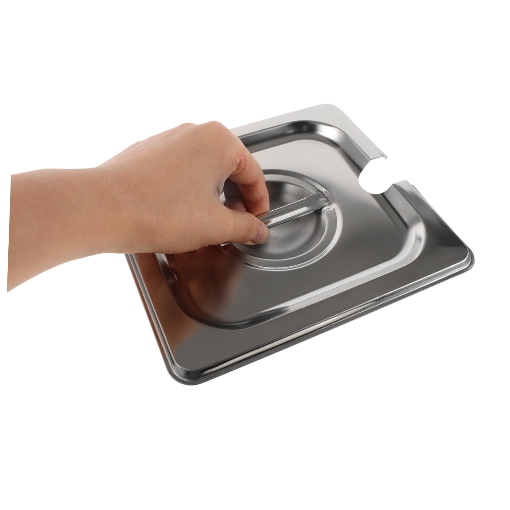Coperchio in Acciaio Inox 1/6 Apertura, Set 6 Pezzi