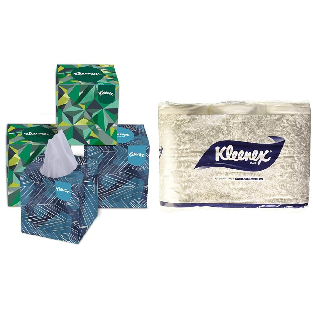 Kleenex® 2 ply Facial Tissue Cube Box, 80 Pulls, Pack of 4 (Total 320 Sheets) (60041B) (B0CBSB9ZK3) Amazon Price History, Amazon Price Tracker