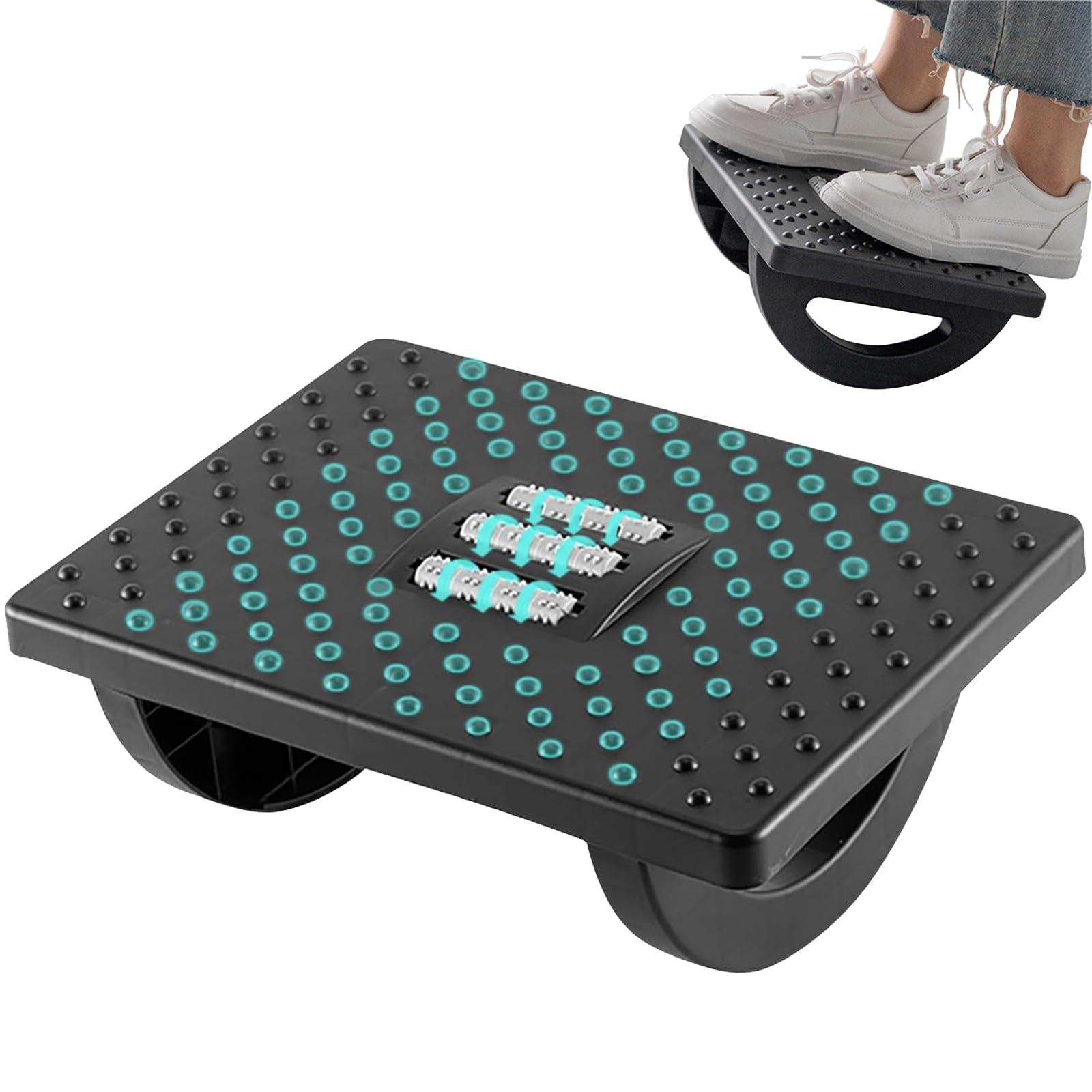 Ergonomiczne podnóżek podnóżek, masujący do biurka biurko, wygodny dla użytku domowego