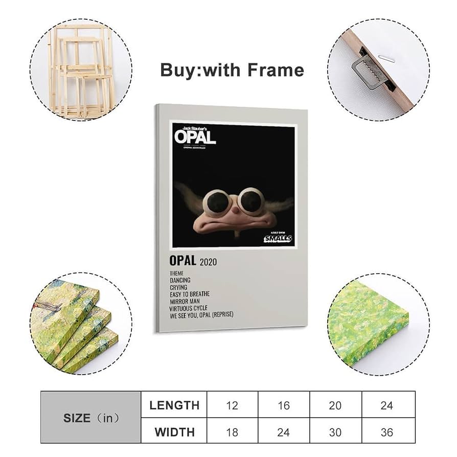 In the Nature of Things　Jack Stuler Amazon.com: Jack Stauber's OPAL Canvas Poster Bedroom