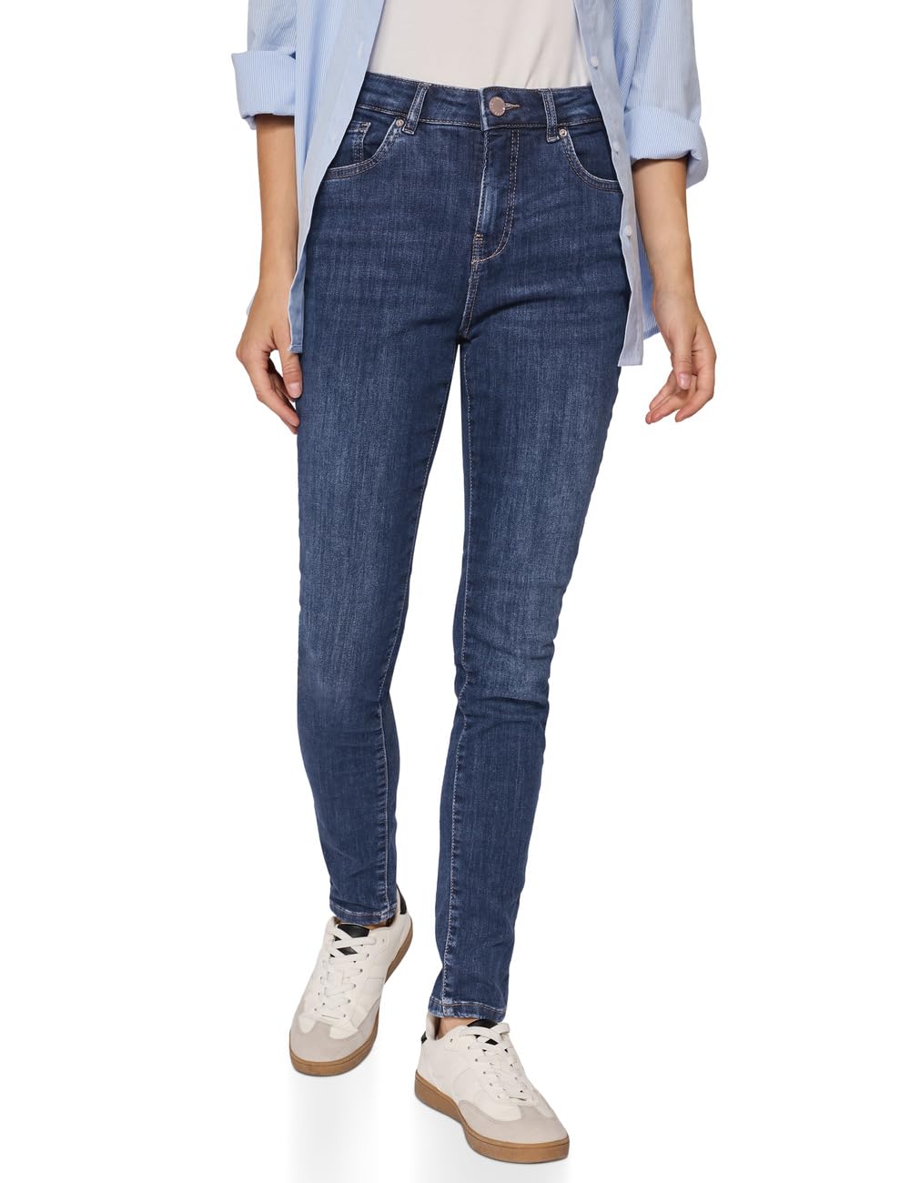 Street One Studio Damen Skinny Fit Jeans