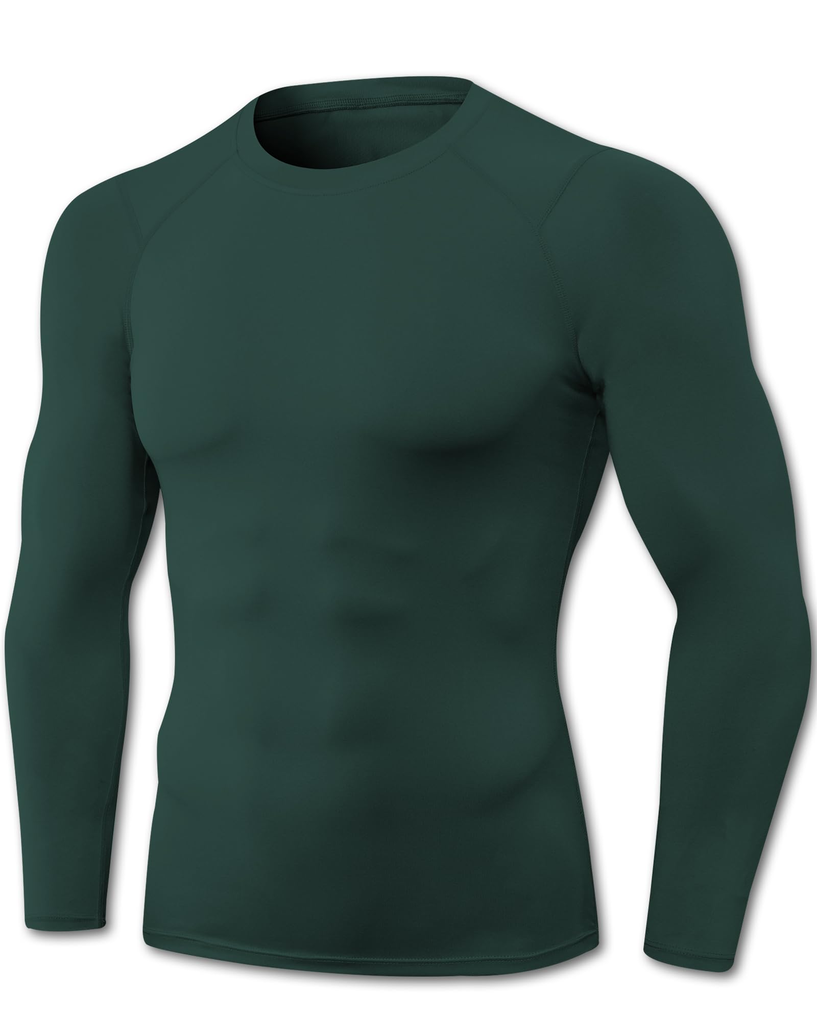 Maillot de compression à manches longues pour homme - Couche de base athlétique pour course à pied, basket-ball, cyclisme