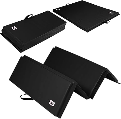 We Sell Mats - Alfombrilla personal de ejercicio y fitness de 4 x 6 x 2 pulgadas para entrenamiento en casa - Ligera y plegable para transportar-