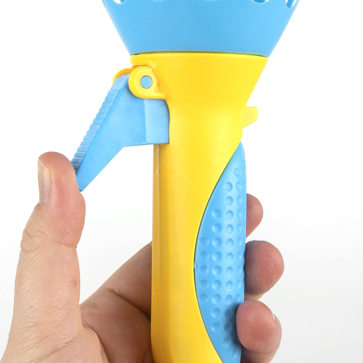 Idena 40251-Gioco XXL con 2 Tazze per la Cattura, incl. 3, Gioco di Palline per Giardino, Parco e Spiaggia, Colore Yellow/Blue, Large, 40251