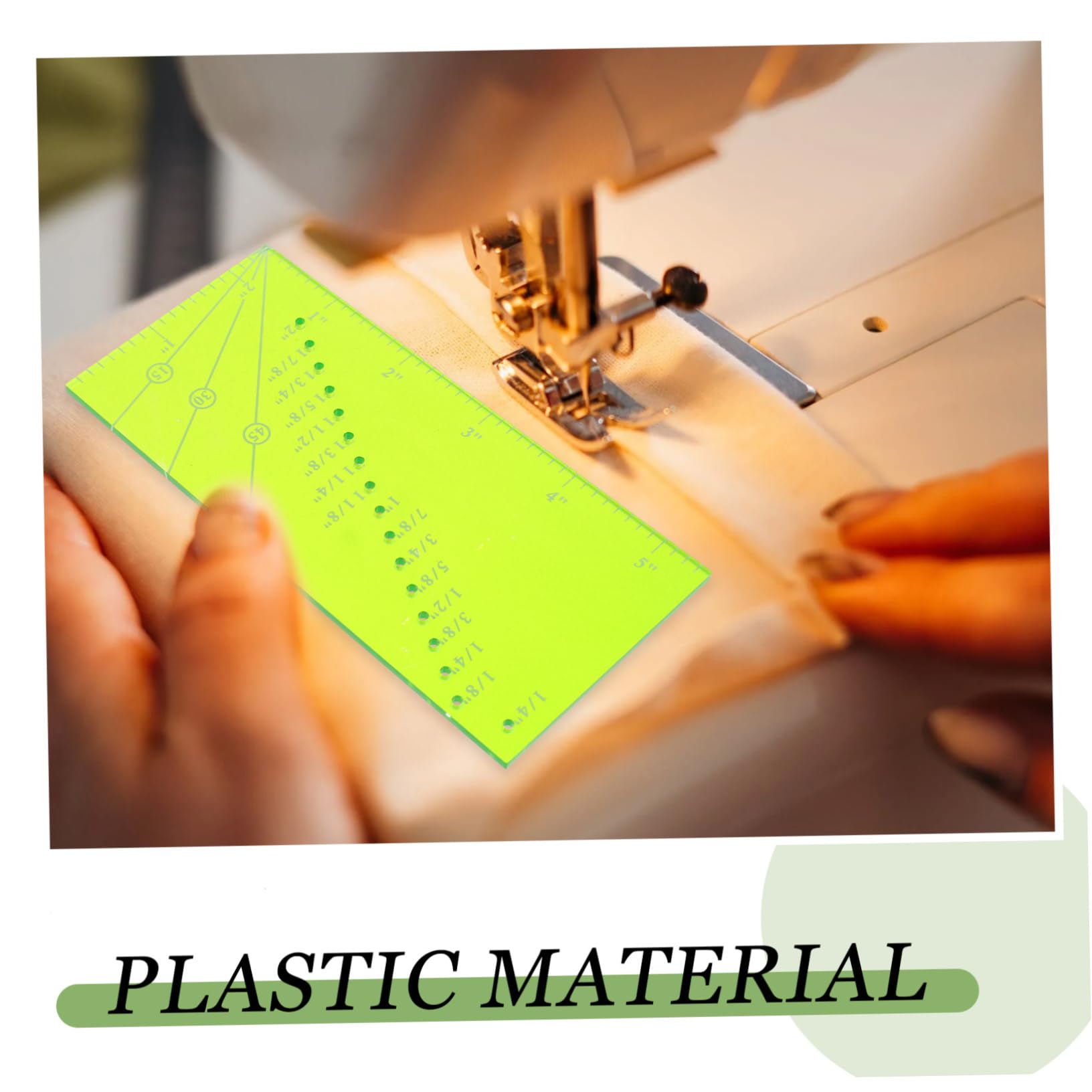TEHAUX 3sets Ruler Per Cucito e Patchwork Ruler Per Quilting Con Guida Magnetica Per Misurazioni Precise e Facilità Uso Per Principianti e Amanti Del