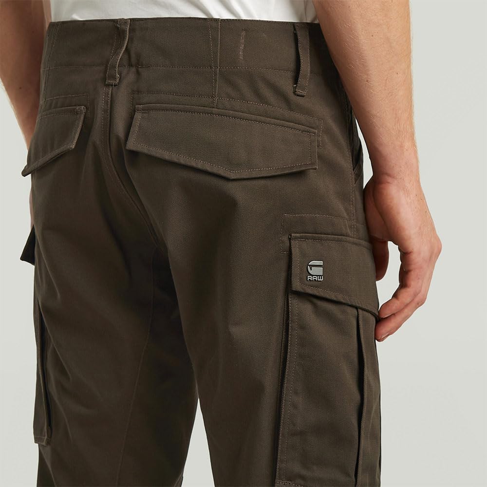 G-STAR Rovic Zip 3D Regular Tapered spodnie, Brązowy (Wren D02190-e064-h336), 36W / 36L