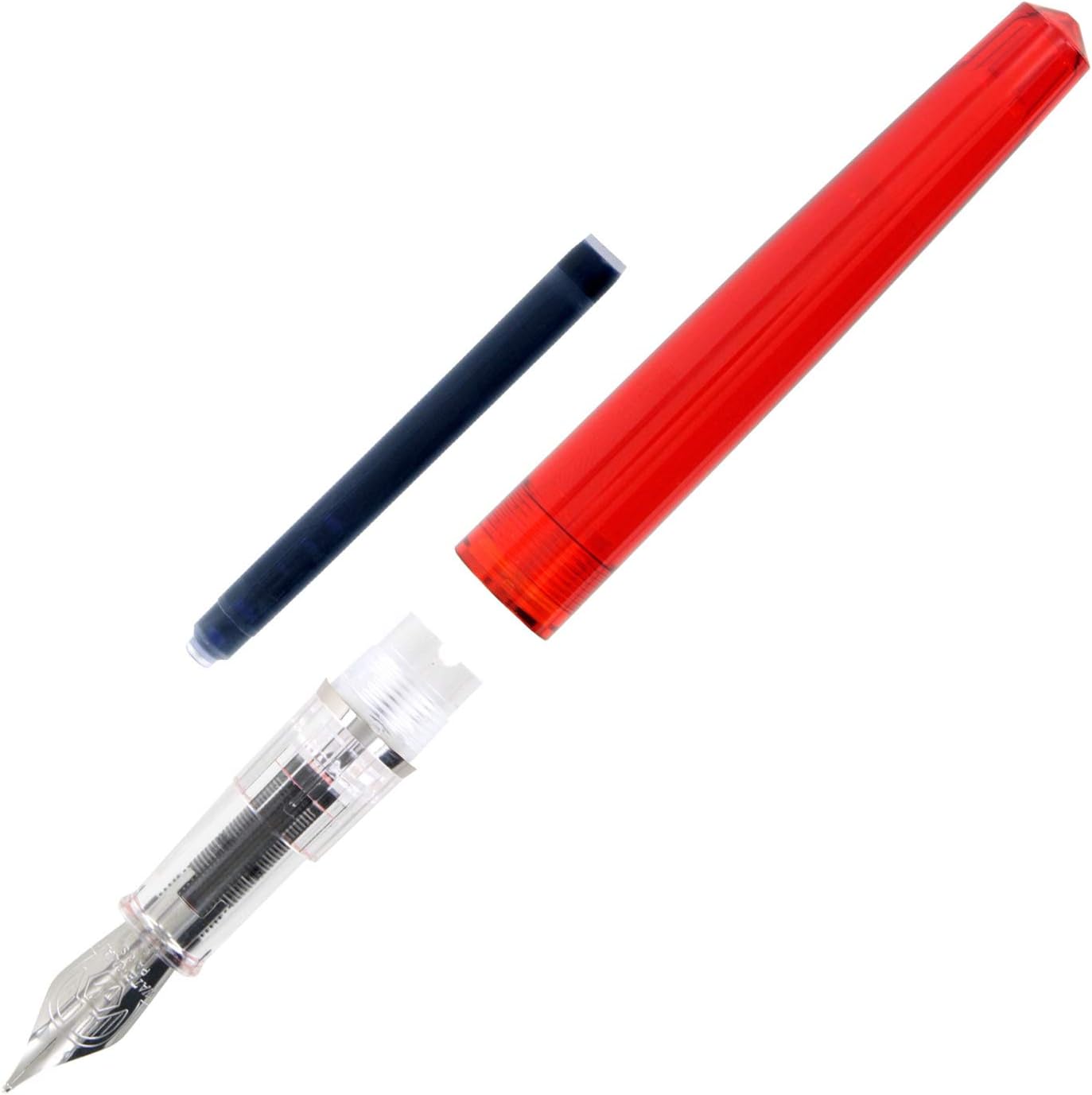 Waterman Translucent Nib+Long Blue Cartridge