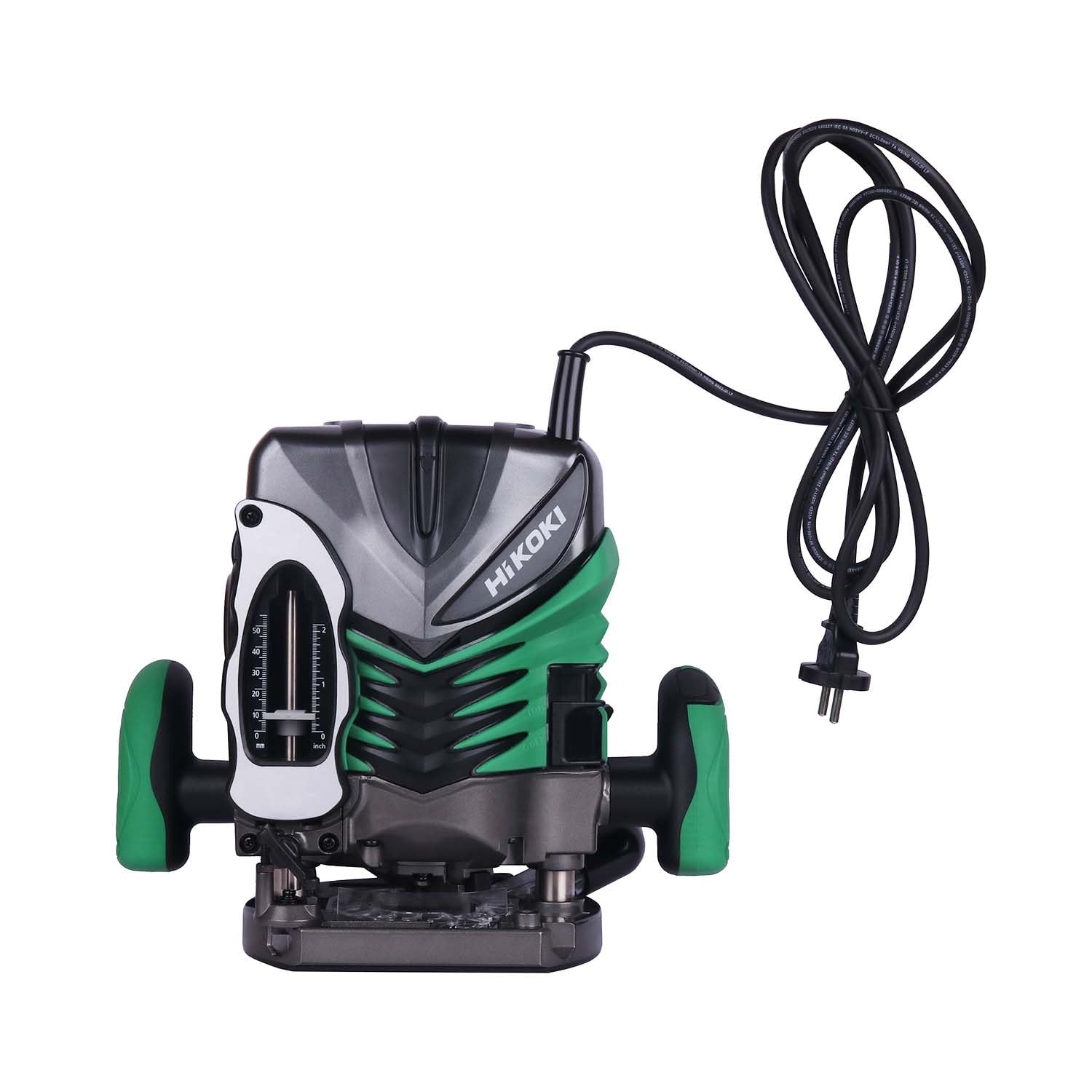 HIKOKI M12SA2S9Z - 1700W, 22000 RPM, 12mm Router Electric Hand Trimmer Wood Router with Soft Grip Handle, 6.2 Kg, 2 Collect Chuck, Template Guide Adapter, Dust Guide adapter & Wrench Included 3