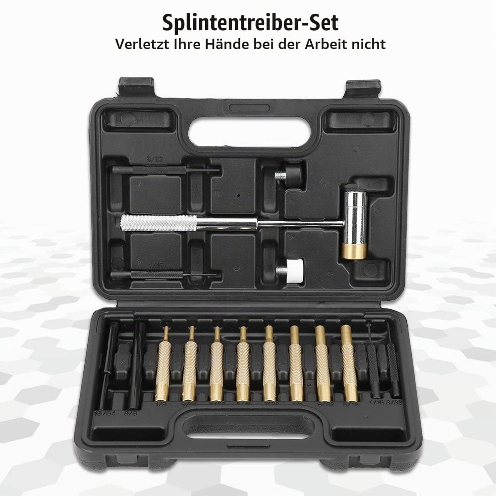 Roll Pin Punch Set, Punch Set, Wartungswerkzeug, Splinttreiber, für die Wartung von Büchsenmachern