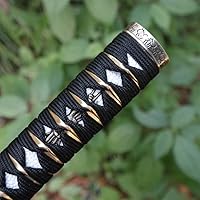 Vista 7 de Mango de Espada Tsuka 10.2in o Especificaciones Especiales Herrajes de Aleación/Cobre/Hierro e Imitación o Samegawa Real