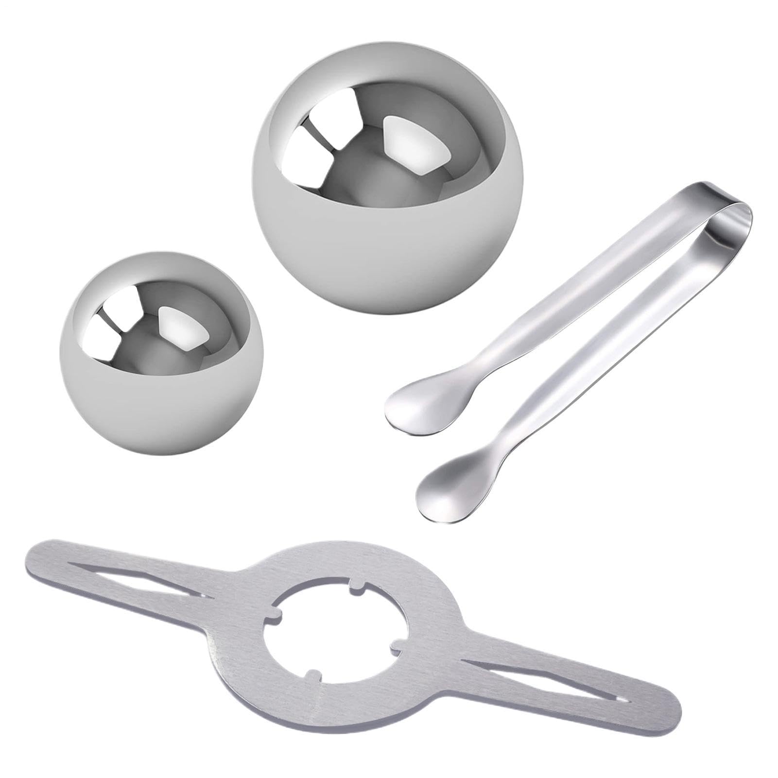 Boule de refroidissement espresso pour éviter le café dilué, kit acier 4 pièces