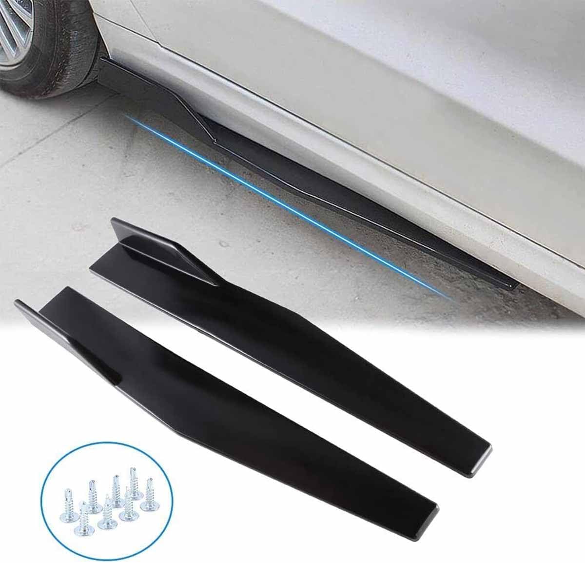 Spoiler Splitter Body Glossy Black Fit for 2009-2020 Altima Front Rear Bumper Lip Kit Side Skirt Universal Fit