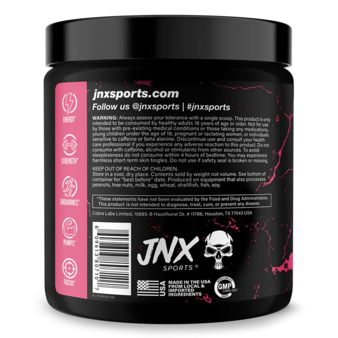 JNX Sports/Cobra Labs The Curse! Pre Workout 250 g 50 porzioni (Tempesta tropicale)