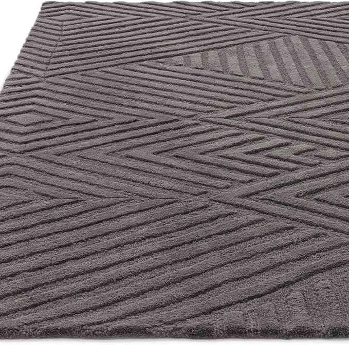Image of Soft Pure Woolen Modern Collection Tufted Carpet for Living Room,Bedroom'Kitchen and Hall (5 X 8) Feet