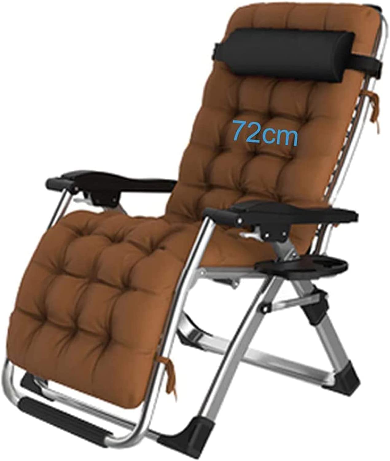 Oversized Zero Gravity Chair, Reclining Patio Lounger Chair, Folding Portable Chaise, with Detachable Soft Cushion, Cup Holder, Adjustable Headrest زواج