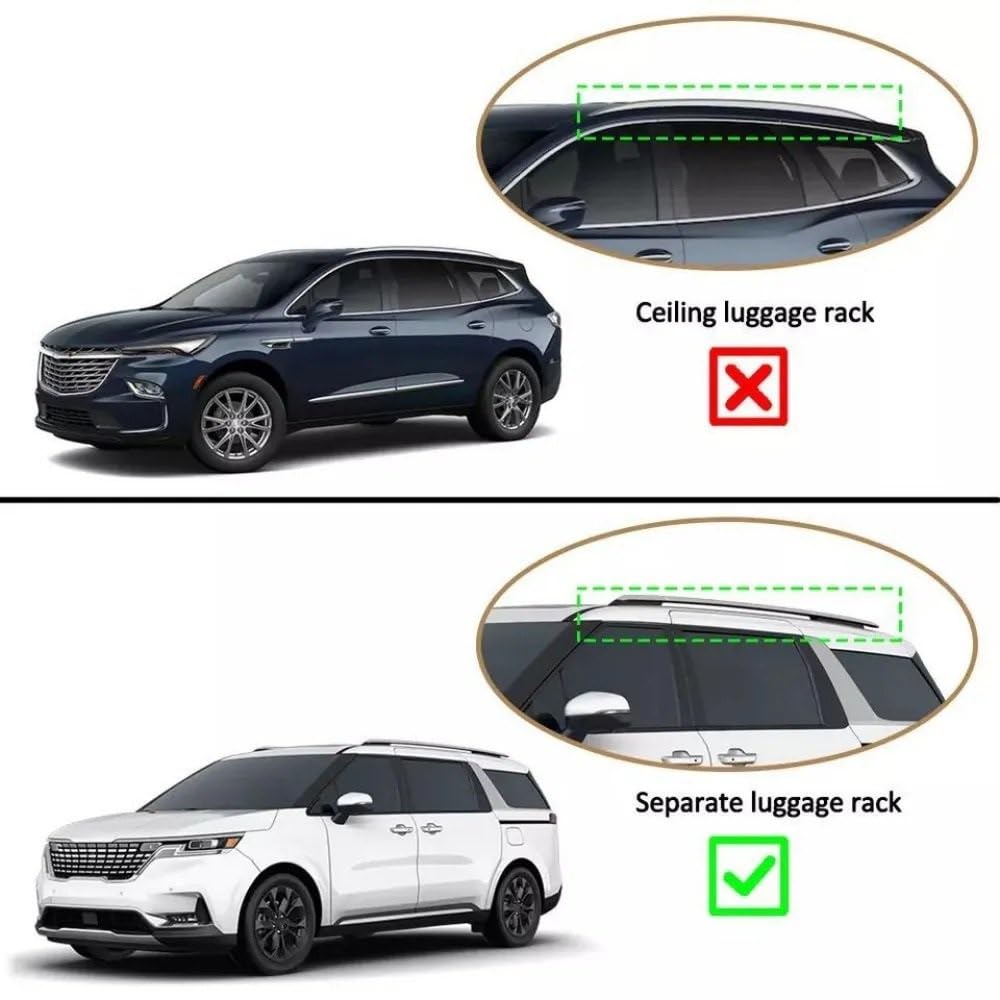 Stały reling dachowy Pasuje Do Nissan Armada Patrol Y62 2017-2024 2 Szt. Poprzeczka Regulowana Relingi Dachowe Zamykane Relingi Bagażowe Lekki bagażnik dachowy(Black)