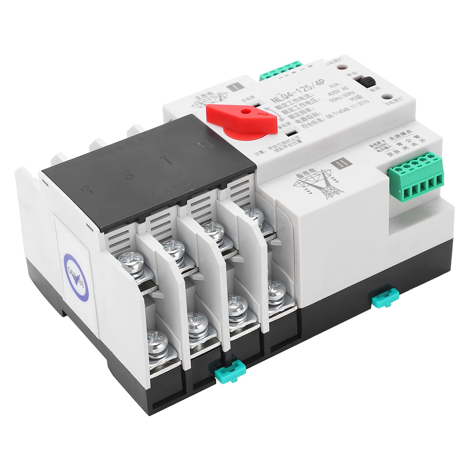 Vikye Conmutador Automático de Transferencia 4P 400V, Carcasa Ignífuga