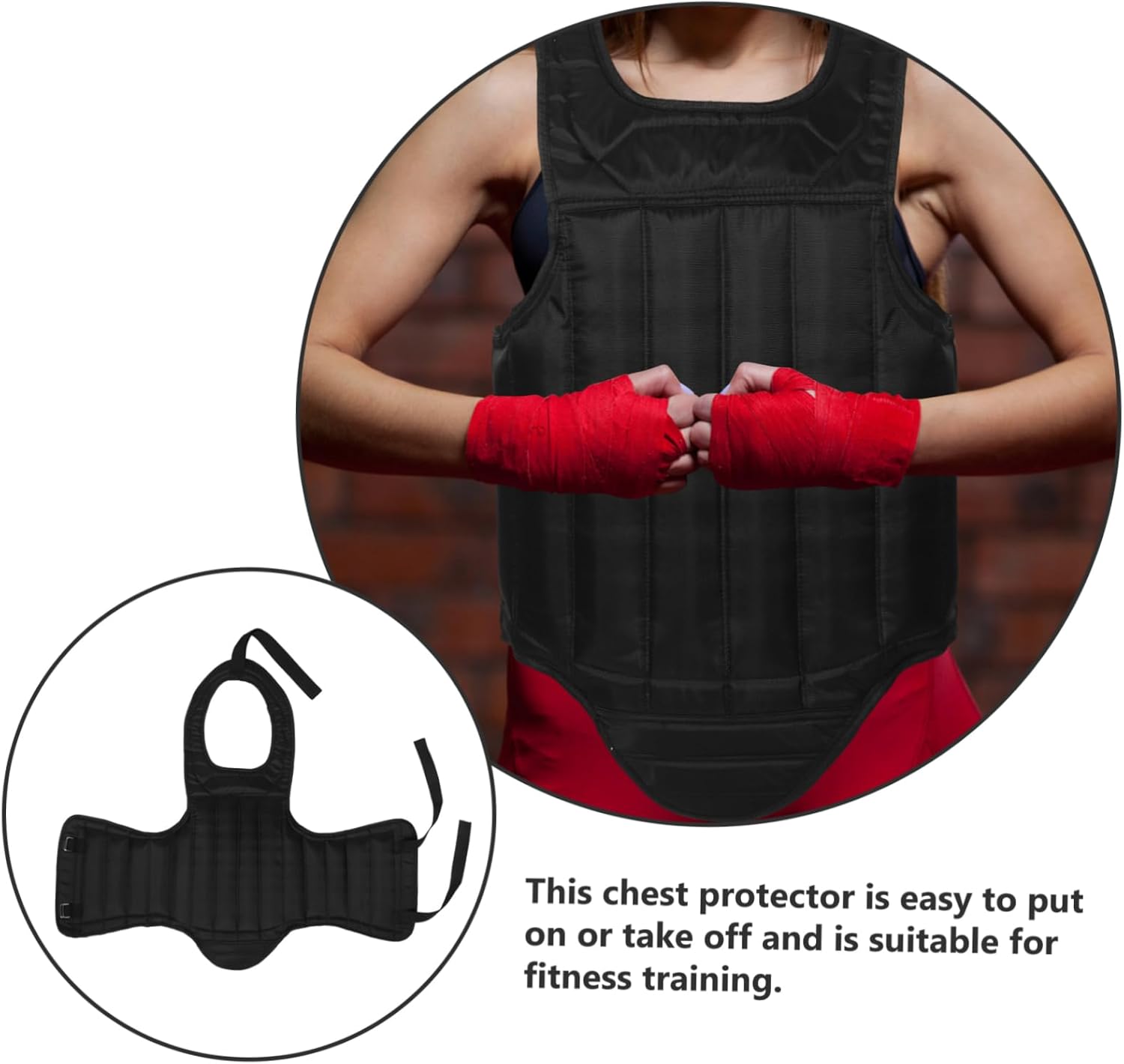 Chest Guard Portable Protector for Boxing and Taekwondo Lightweight and Breathable Training Gear for Adults Full Chest and Ergonomic Design for Sparring and Outdoor Sports