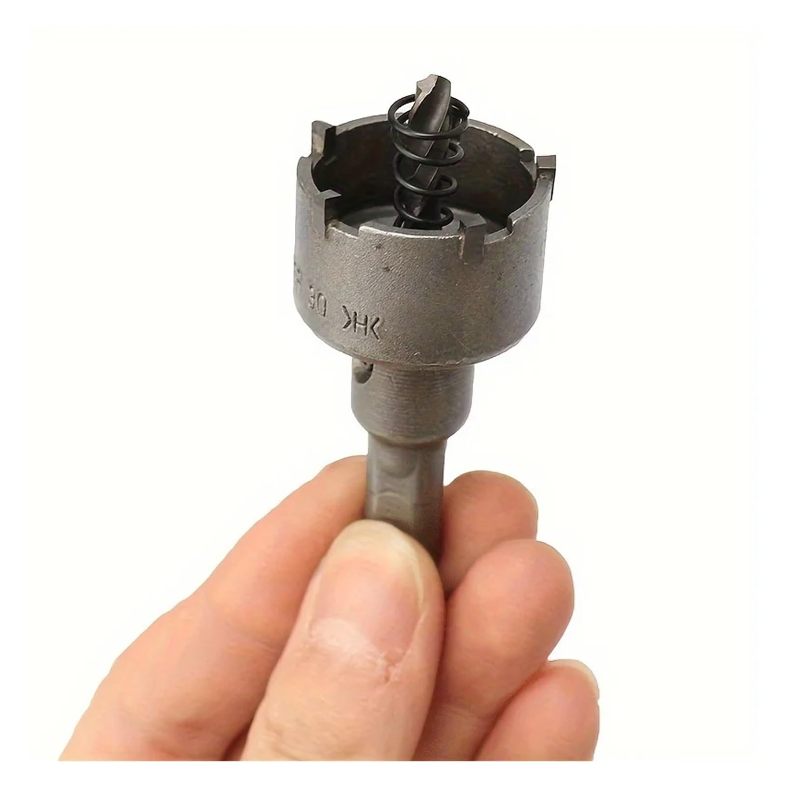 Juego de 12 brocas for sierra corona metal, 15 a 50 mm, aleación grado medio endurecida TCT, con apertura corte
