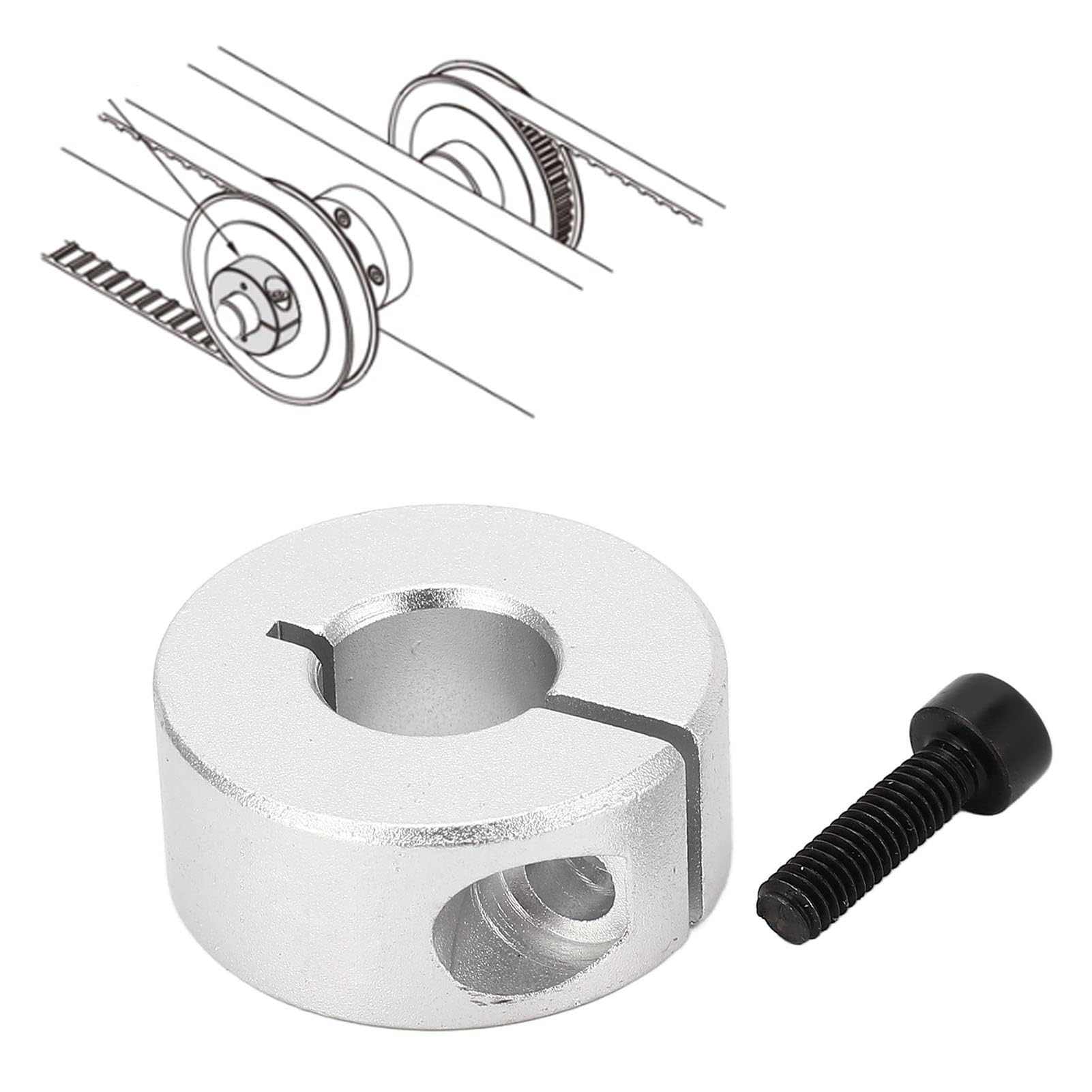 QUARKZMAN 8pz Collare A Morsetto Per Albero Con Foro Da 10mm, Collare Di Bloccaggio A Una Piastra, Diametro Esterno 30mm, Spessore 10mm, In Lega Di - 2