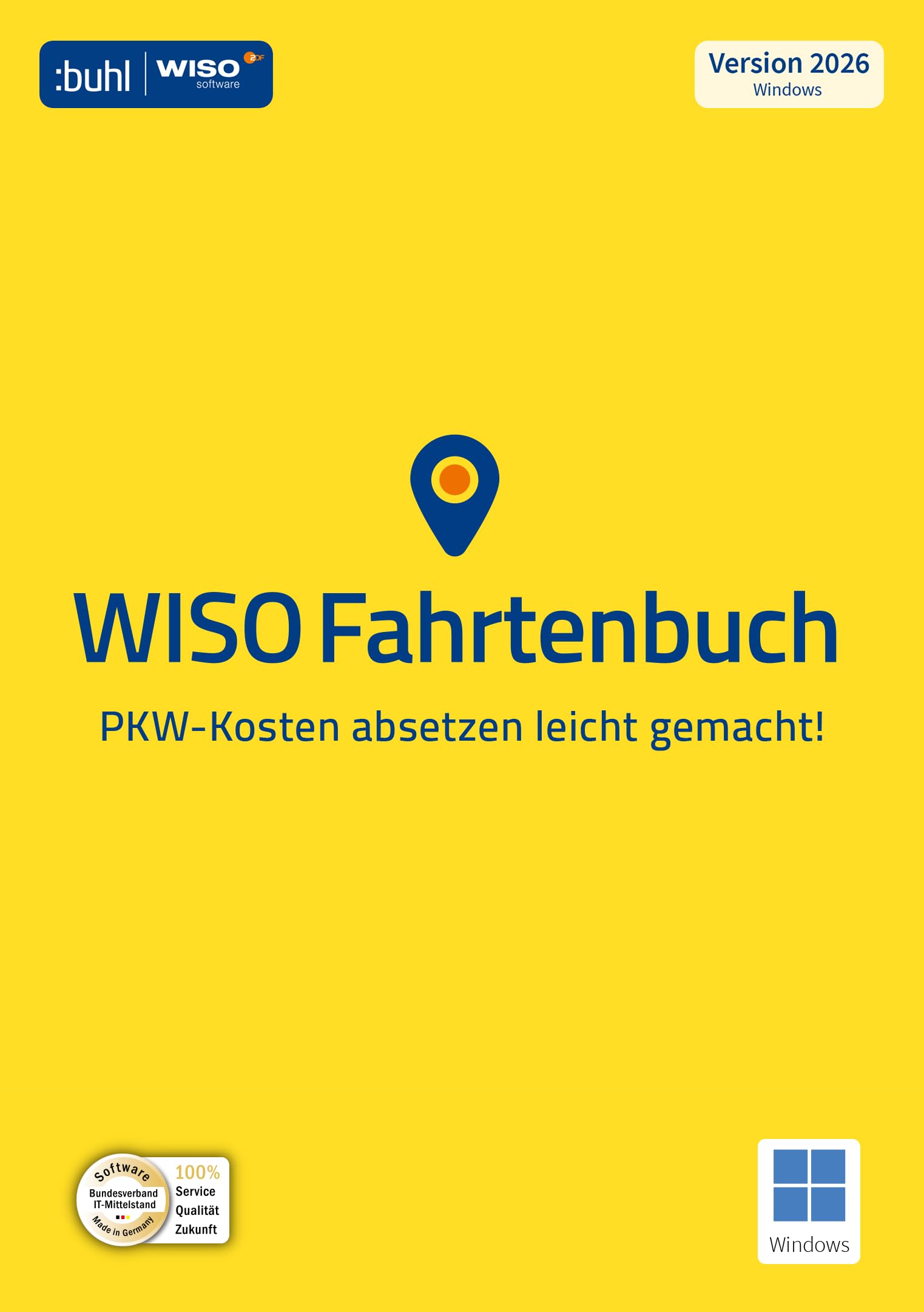 WISO Fahrtenbuch 2026 | 2026 | PC Aktivierungscode per Email
