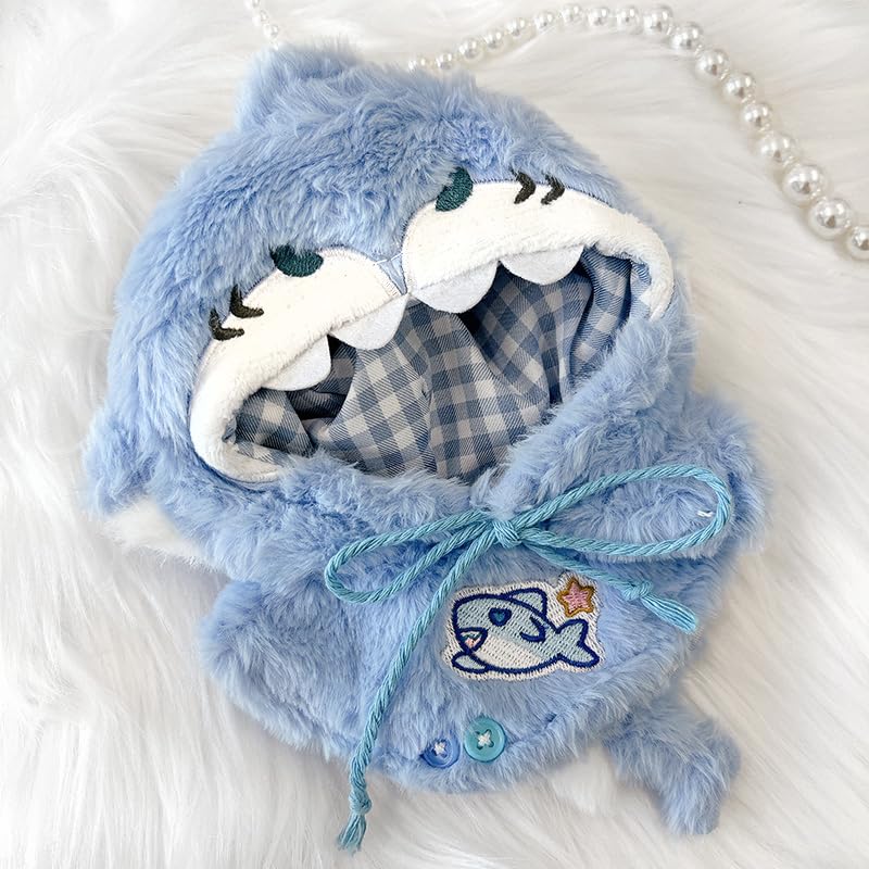 Amazon.co.jp: ぬいぐるみ用ポンチョ(15cm用)【サメ】 ぬいぐるみ