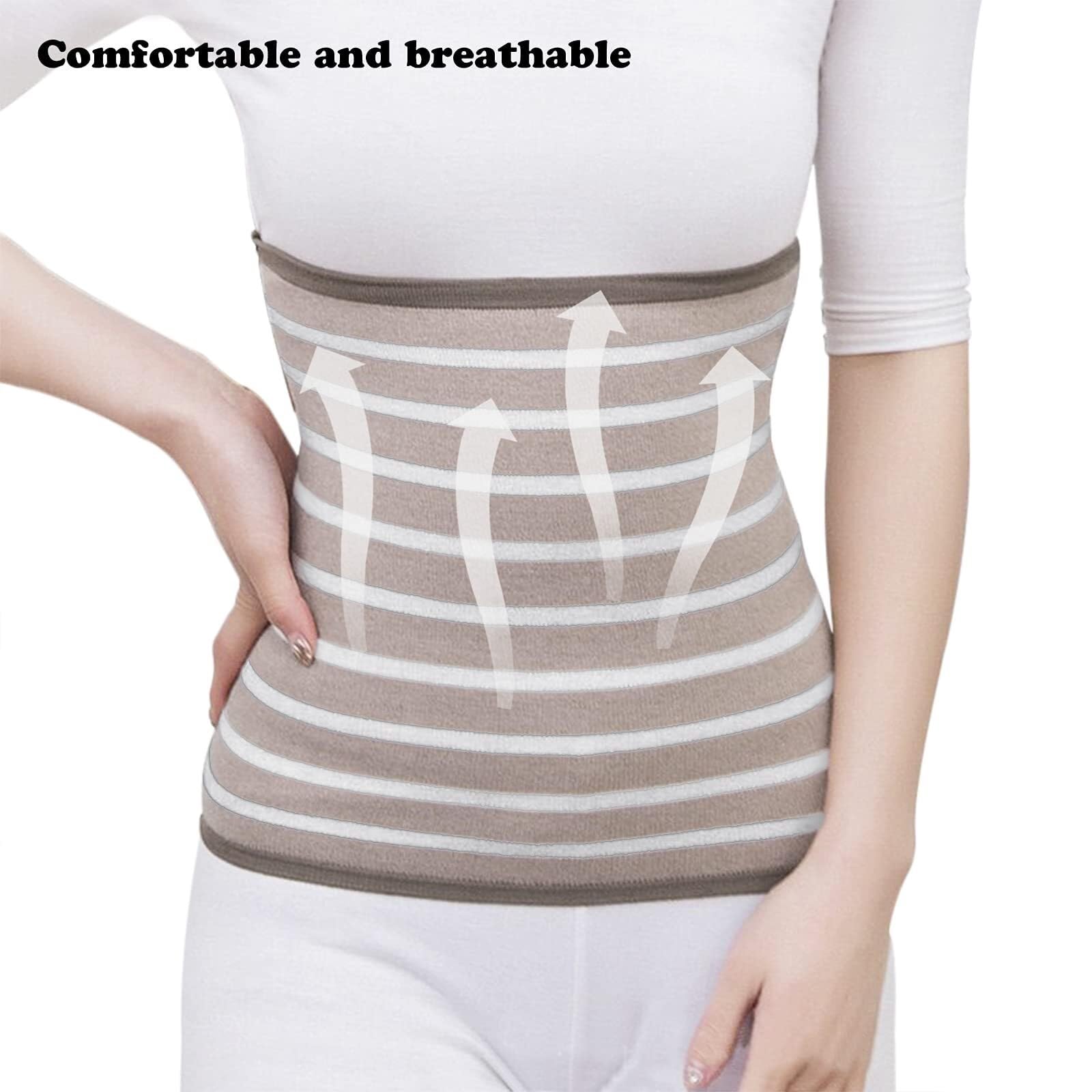 Fajas Waist Trainer Cinturón De Calentamiento Abdominal Cinturón De Calentamiento De Cintura Suave Unisex Cinturón De Yoga Cinturón De Calentamiento De Estómago Entrenador de Cintura