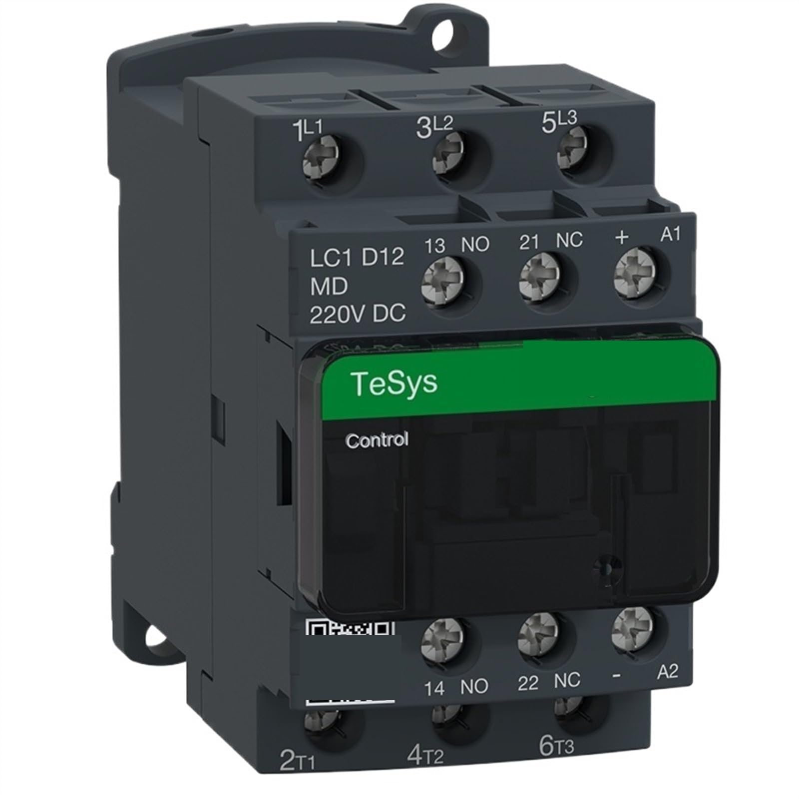 RCGKNNMUZ LC1D AC contactor Contactor 3 Pole 12A 220VDC Screw Terminal LC1D12MDC
