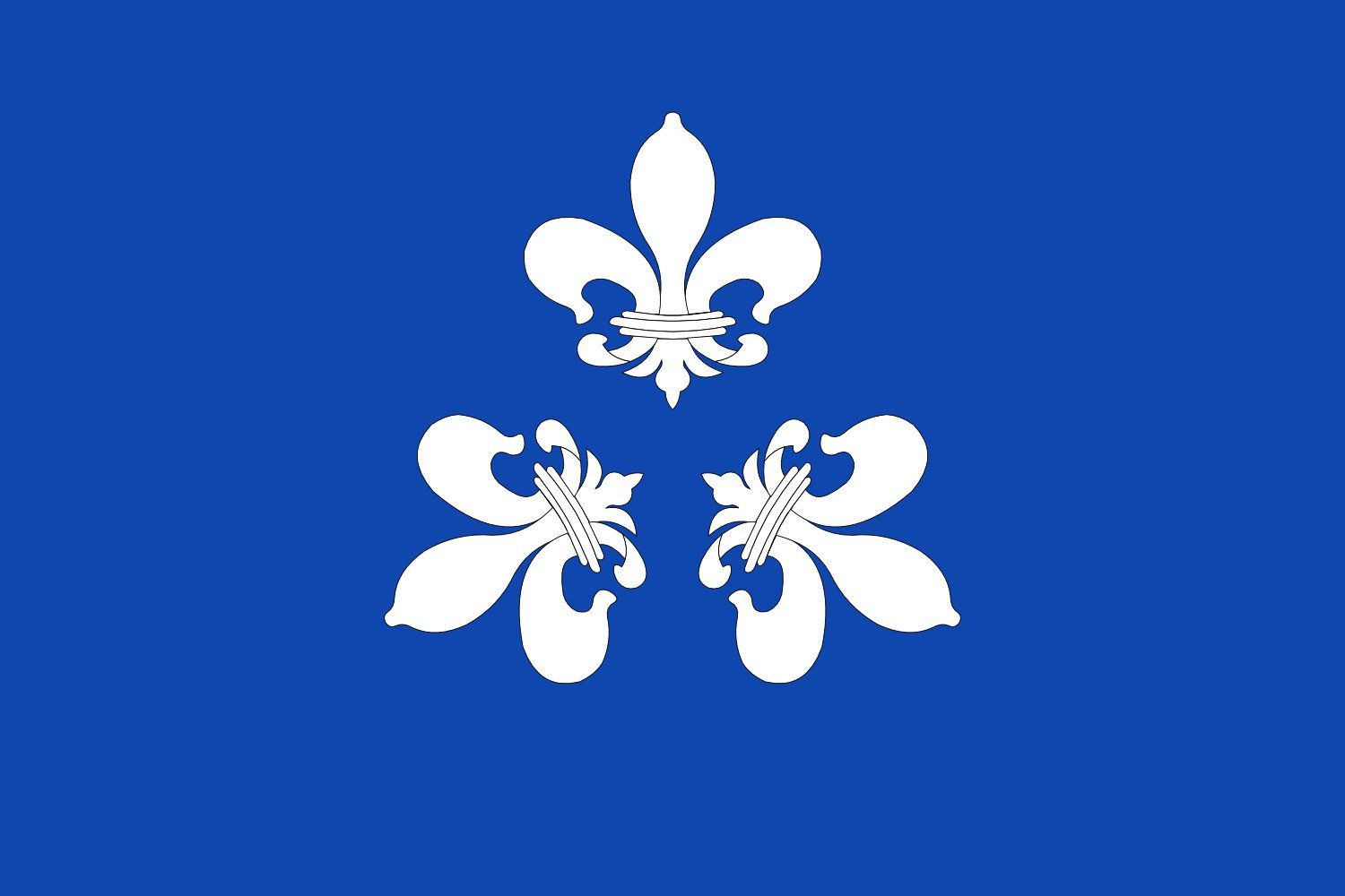 Drapeau Large Tremp emblème officiel de la Catalogne