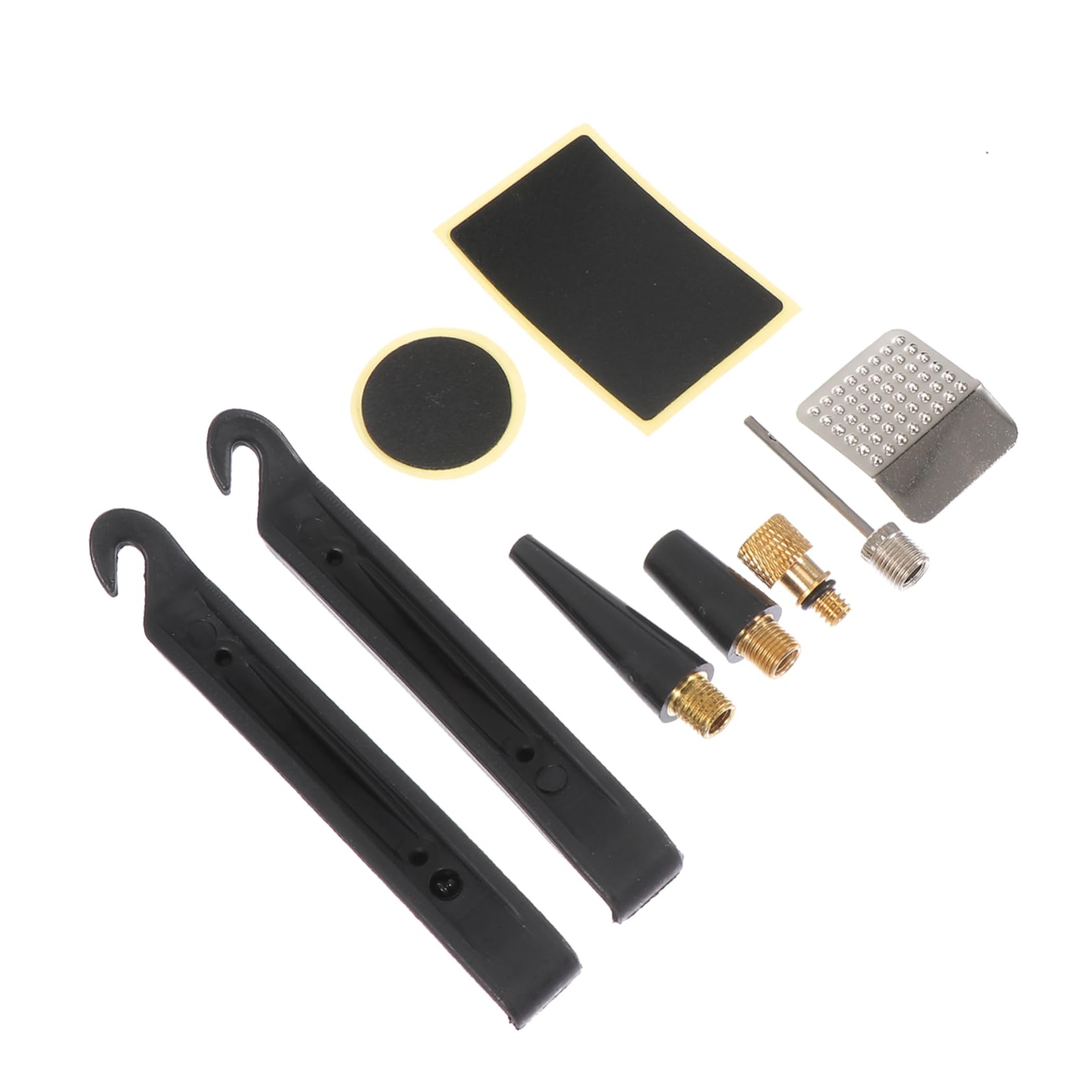 Hemoton 1 Set Bike Repair Kit Tire Repairing Patches Tools for Quick Bicycle Fixes Easy to Use Self Adhesive Tire Patches for Cycling Enthusiasts