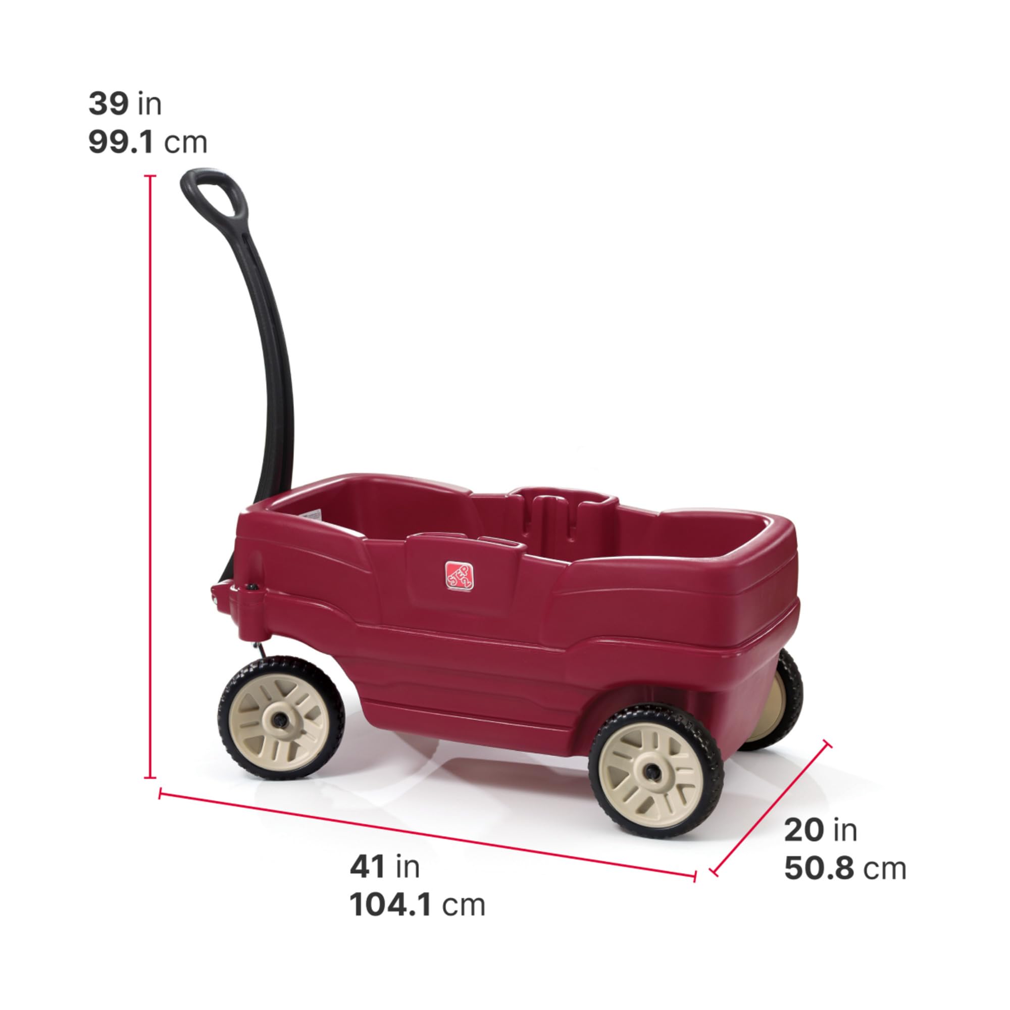 【送料無料】Vintage Wagon 2racks/ ２color Amazon.com: Step2 Neighborhood Wagon, Kids Ride On Toy, Stroller