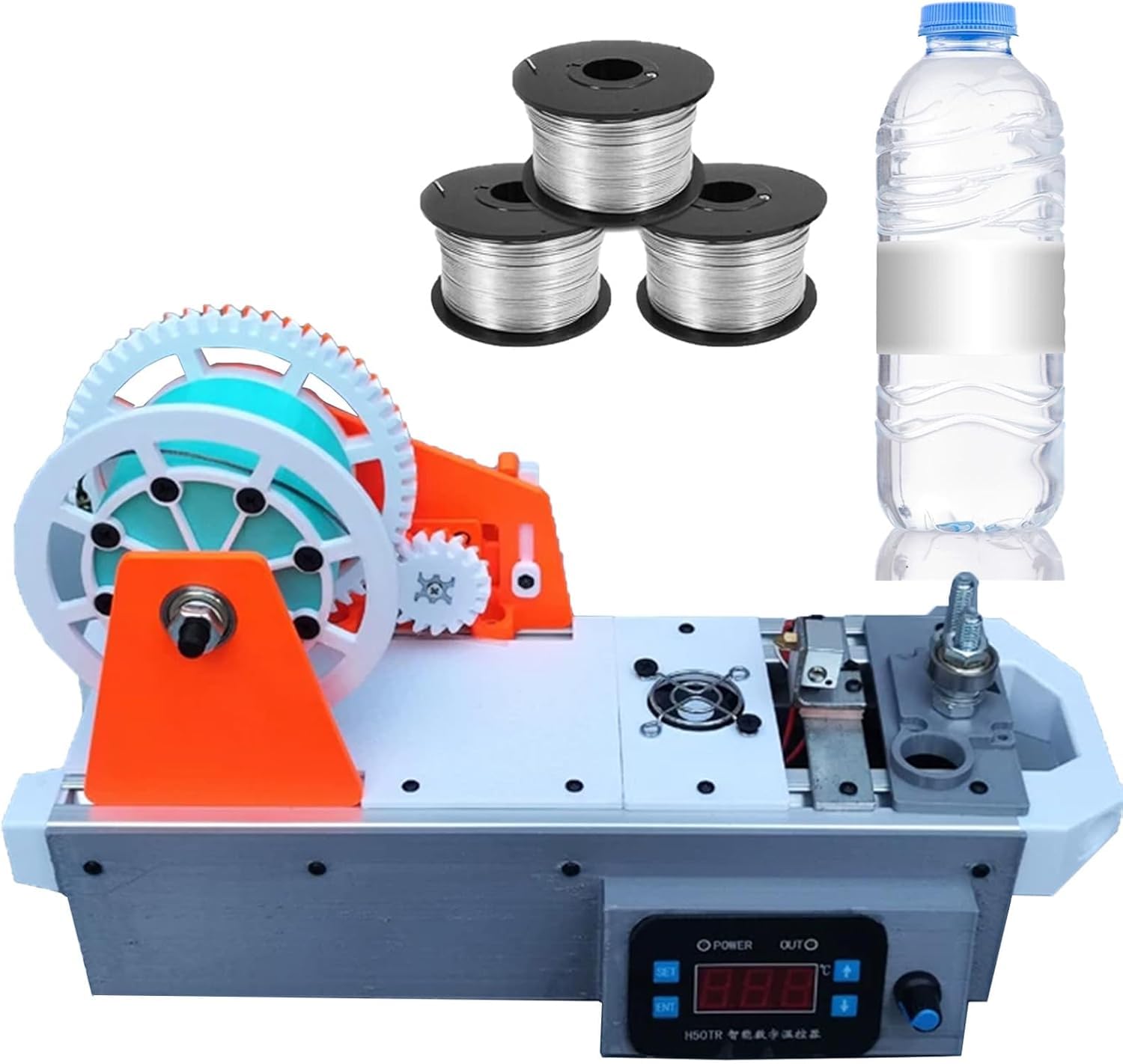 Desktop Filament Maker, temperatura regolabile e velocità 3D stampante estrusore, materiali di consumo in plastica riciclata macchina di fabbricazione per uso domestico