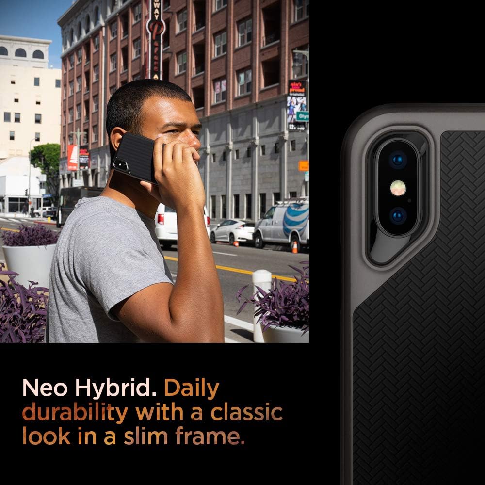 Frее Shірріng 🛒 Spigen Neo Hybrid Designed for Apple iPhone Xs MAX Case (2018) - Gunmetal