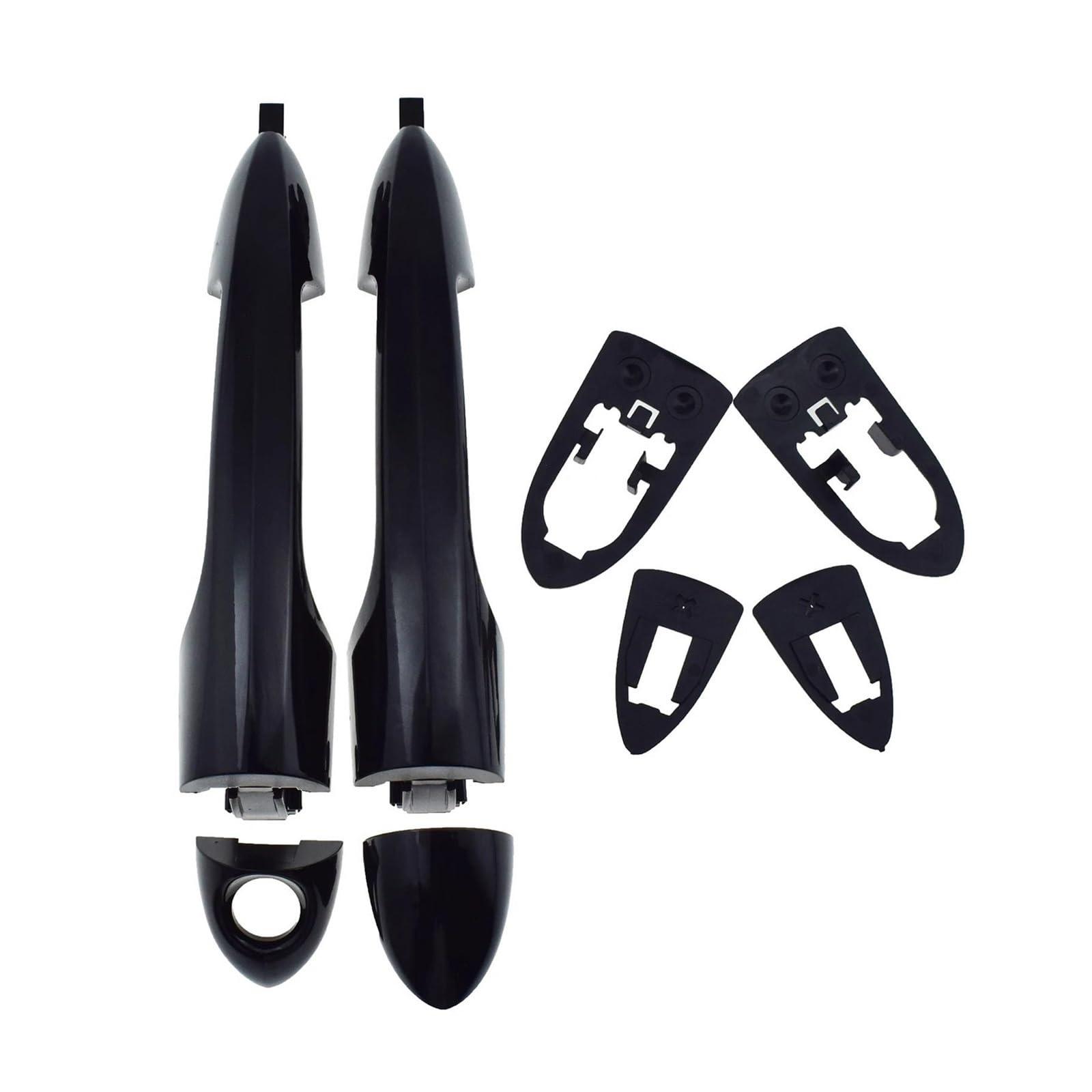 EVEKHAHHRB Exterior Door Handle 1PCS for Alfa for Romeo 147 for Giulietta for Mito Front Rear Left Rear Exterior Door Handles Outer Door Handle(2PC Front Left Right)