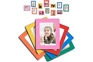 Magnetic Frames for Fridge | Holds 4x6 3.5x5 2.5x3.5 Inches Picture - Colorful