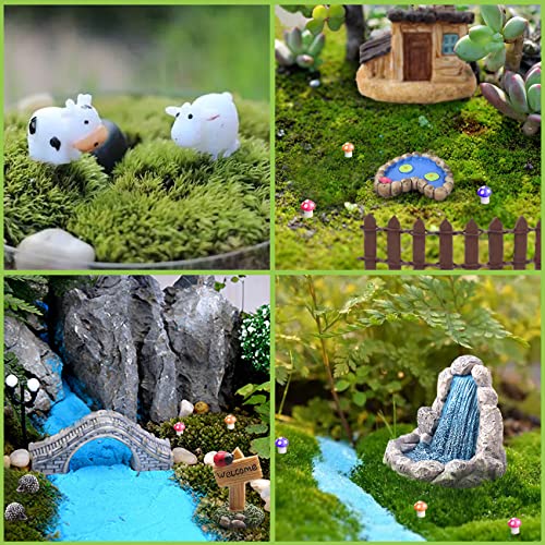 Bezalel Fairy Garden Accessories - Upgrade Fairy Garden Kit Fairy Garden Supplies Miniatures Figurines For Micro Landscape Plant Pots Bonsai Craft Decor Terrarium Decor - Fairy Garden Decor 25Pcs #TOP1